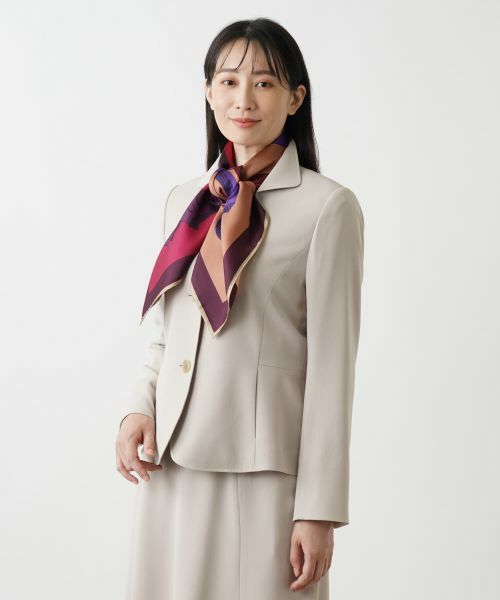 Leilian PLUS HOUSE / レリアンプラスハウス バンダナ・スカーフ | スカーフ【ROCHAS Premiere】【RATTI】 | 詳細1