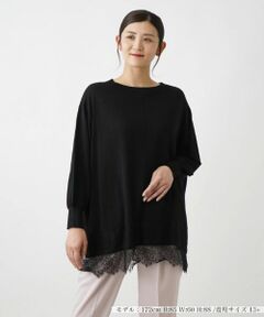 Leilian PLUS HOUSE / レリアンプラスハウス 長袖マルチボーダーニット【プラス企画】 長袖マルチボーダーニット【プラス企画】|レリアン プラスハウス