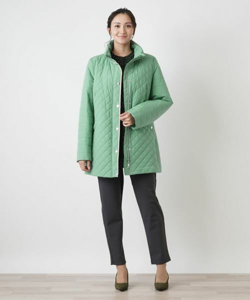 Leilian PLUS HOUSE / レリアンプラスハウス その他アウター | 中わたキルティング加工コート【HEYER】 | 詳細1