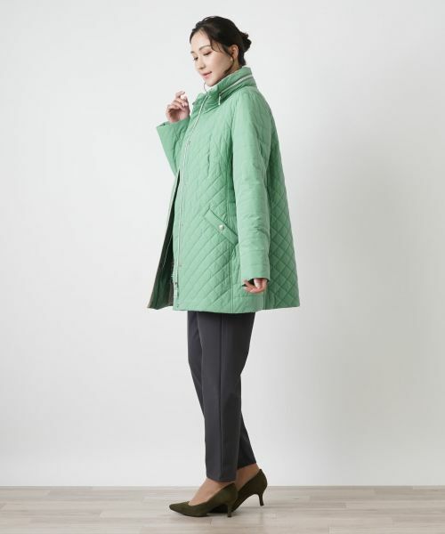 Leilian PLUS HOUSE / レリアンプラスハウス その他アウター | 中わたキルティング加工コート【HEYER】 | 詳細2