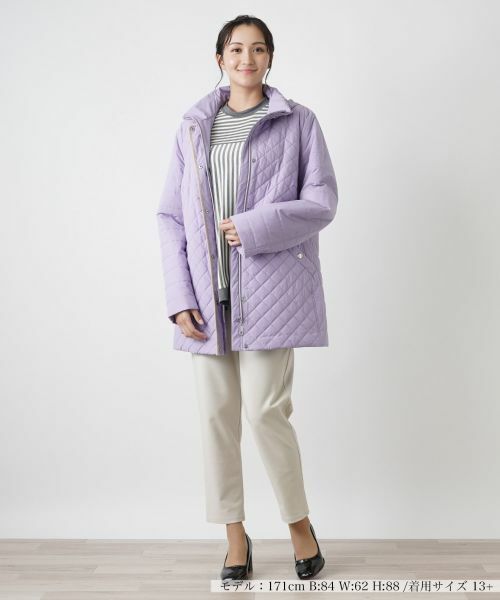 Leilian PLUS HOUSE / レリアンプラスハウス その他アウター | 中わたキルティング加工コート【HEYER】 | 詳細7