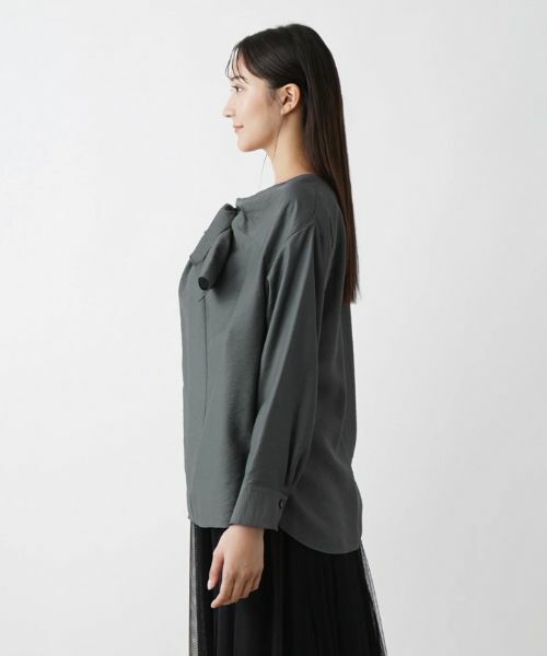 Leilian PLUS HOUSE / レリアンプラスハウス シャツ・ブラウス | リボンデザインブラウス【BOURGE】 | 詳細11