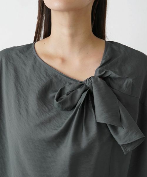 Leilian PLUS HOUSE / レリアンプラスハウス シャツ・ブラウス | リボンデザインブラウス【BOURGE】 | 詳細13