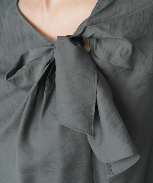 Leilian PLUS HOUSE / レリアンプラスハウス シャツ・ブラウス | リボンデザインブラウス【BOURGE】 | 詳細14
