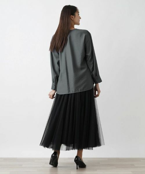 Leilian PLUS HOUSE / レリアンプラスハウス シャツ・ブラウス | リボンデザインブラウス【BOURGE】 | 詳細9