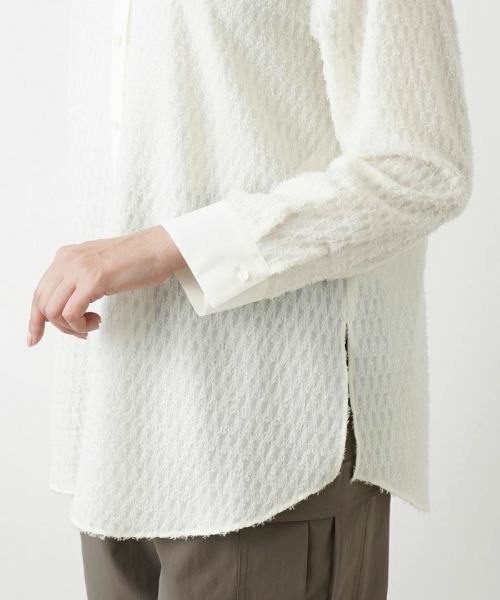 Leilian PLUS HOUSE / レリアンプラスハウス シャツ・ブラウス | ジャカードブラウス【BOURGE】 | 詳細10