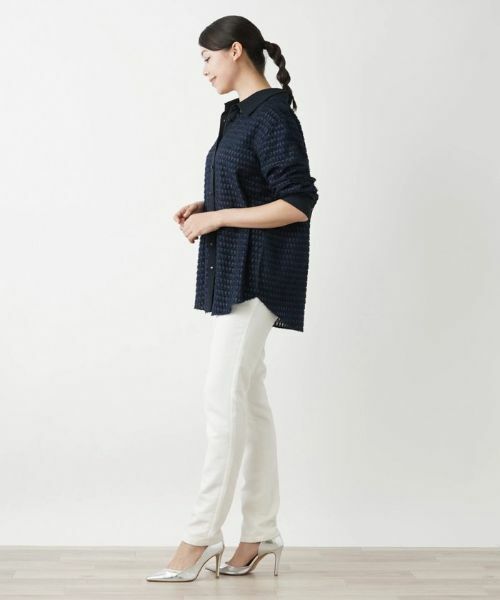 Leilian PLUS HOUSE / レリアンプラスハウス シャツ・ブラウス | ジャカードブラウス【BOURGE】 | 詳細14