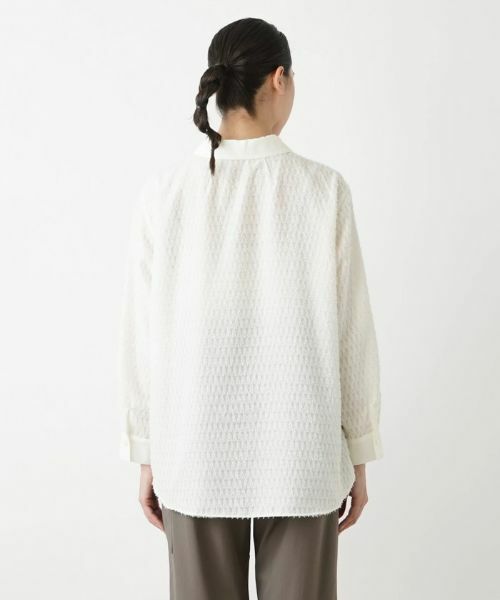 Leilian PLUS HOUSE / レリアンプラスハウス シャツ・ブラウス | ジャカードブラウス【BOURGE】 | 詳細7