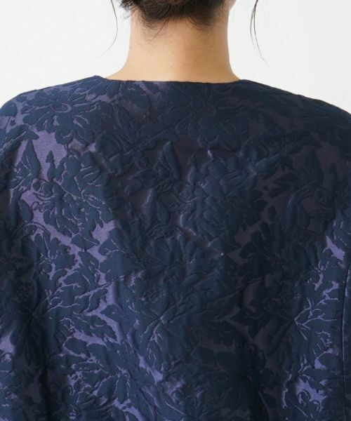 Leilian PLUS HOUSE / レリアンプラスハウス テーラードジャケット | フラワーレースノーカラージャケット | 詳細11