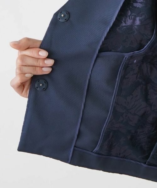 Leilian PLUS HOUSE / レリアンプラスハウス テーラードジャケット | フラワーレースノーカラージャケット | 詳細16