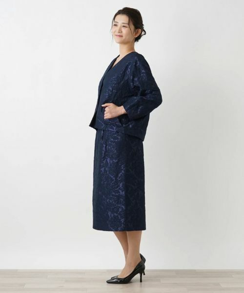 Leilian PLUS HOUSE / レリアンプラスハウス テーラードジャケット | フラワーレースノーカラージャケット | 詳細5