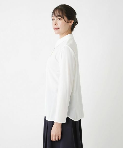 Leilian PLUS HOUSE / レリアンプラスハウス シャツ・ブラウス | 襟付きブラウス【Leilian WHITE LABEL】【BOURGE】 | 詳細9