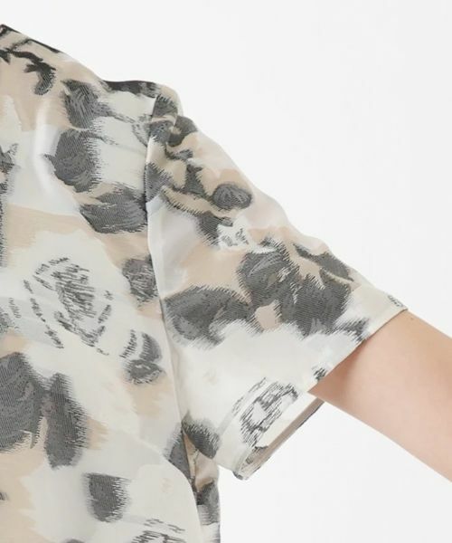 Leilian PLUS HOUSE / レリアンプラスハウス シャツ・ブラウス | 【セットアップ対応商品】フラワーブラウス【BOURGE】 | 詳細10