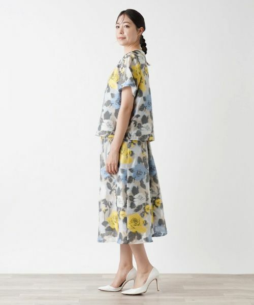 Leilian PLUS HOUSE / レリアンプラスハウス シャツ・ブラウス | 【セットアップ対応商品】フラワーブラウス【BOURGE】 | 詳細15