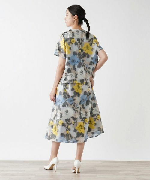 Leilian PLUS HOUSE / レリアンプラスハウス シャツ・ブラウス | 【セットアップ対応商品】フラワーブラウス【BOURGE】 | 詳細16