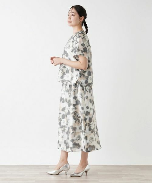 Leilian PLUS HOUSE / レリアンプラスハウス シャツ・ブラウス | 【セットアップ対応商品】フラワーブラウス【BOURGE】 | 詳細2