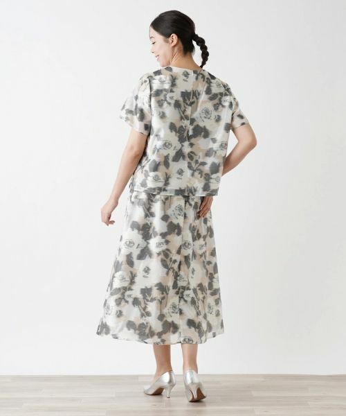 Leilian PLUS HOUSE / レリアンプラスハウス シャツ・ブラウス | 【セットアップ対応商品】フラワーブラウス【BOURGE】 | 詳細3