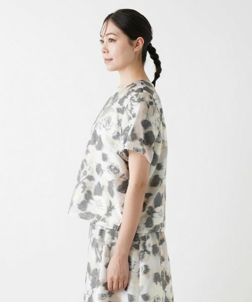 Leilian PLUS HOUSE / レリアンプラスハウス シャツ・ブラウス | 【セットアップ対応商品】フラワーブラウス【BOURGE】 | 詳細5