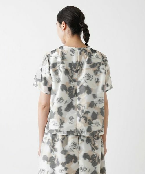Leilian PLUS HOUSE / レリアンプラスハウス シャツ・ブラウス | 【セットアップ対応商品】フラワーブラウス【BOURGE】 | 詳細6