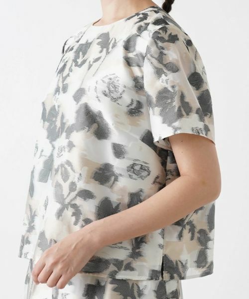 Leilian PLUS HOUSE / レリアンプラスハウス シャツ・ブラウス | 【セットアップ対応商品】フラワーブラウス【BOURGE】 | 詳細9