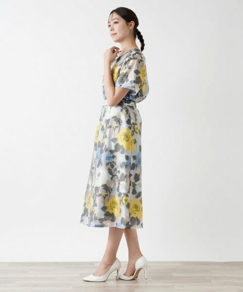 Leilian PLUS HOUSE / レリアンプラスハウス ミニ・ひざ丈スカート | 【セットアップ対応商品】フレアスカート | 詳細13