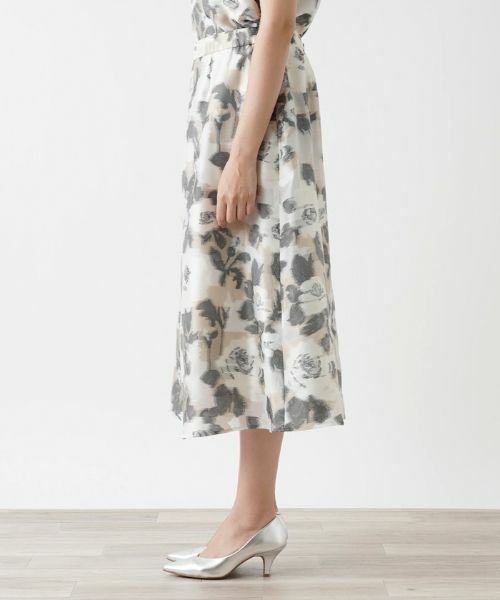 Leilian PLUS HOUSE / レリアンプラスハウス ミニ・ひざ丈スカート | 【セットアップ対応商品】フレアスカート | 詳細5