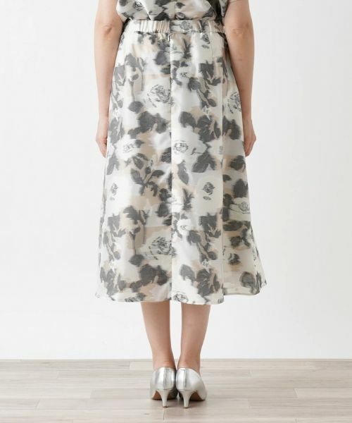 Leilian PLUS HOUSE / レリアンプラスハウス ミニ・ひざ丈スカート | 【セットアップ対応商品】フレアスカート | 詳細6