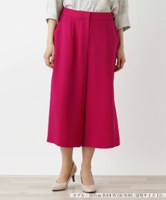 Leilian PLUS HOUSE / レリアンプラスハウス その他パンツ | クロップドワイドパンツ【BOURGE】