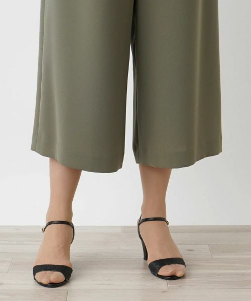 Leilian PLUS HOUSE / レリアンプラスハウス その他パンツ | クロップドワイドパンツ【BOURGE】 | 詳細10