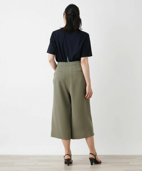 Leilian PLUS HOUSE / レリアンプラスハウス その他パンツ | クロップドワイドパンツ【BOURGE】 | 詳細3