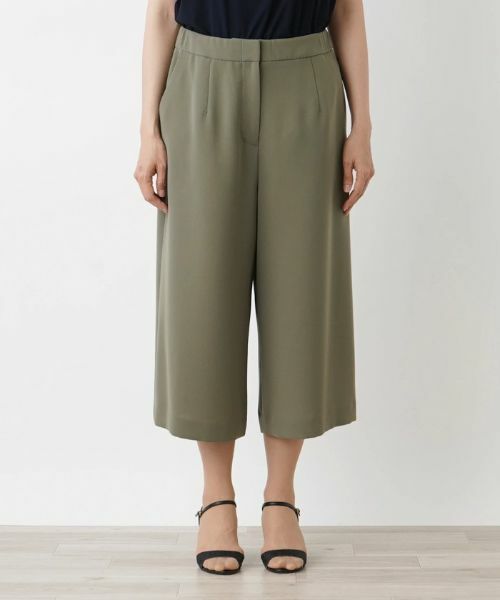 Leilian PLUS HOUSE / レリアンプラスハウス その他パンツ | クロップドワイドパンツ【BOURGE】 | 詳細4