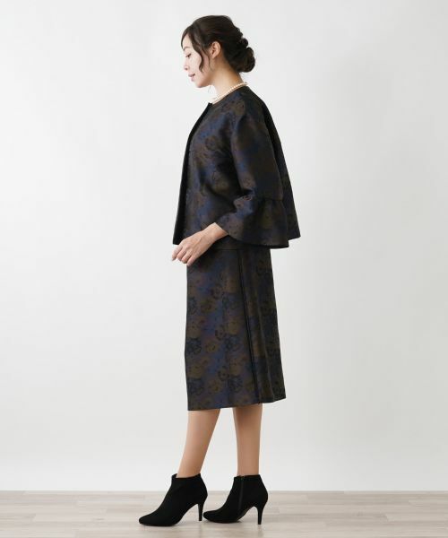 Leilian PLUS HOUSE / レリアンプラスハウス テーラードジャケット | ボタニカル柄ジャケット | 詳細16