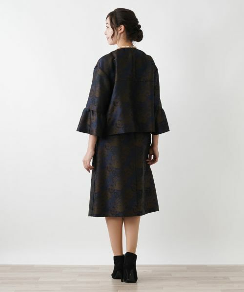 Leilian PLUS HOUSE / レリアンプラスハウス テーラードジャケット | ボタニカル柄ジャケット | 詳細17