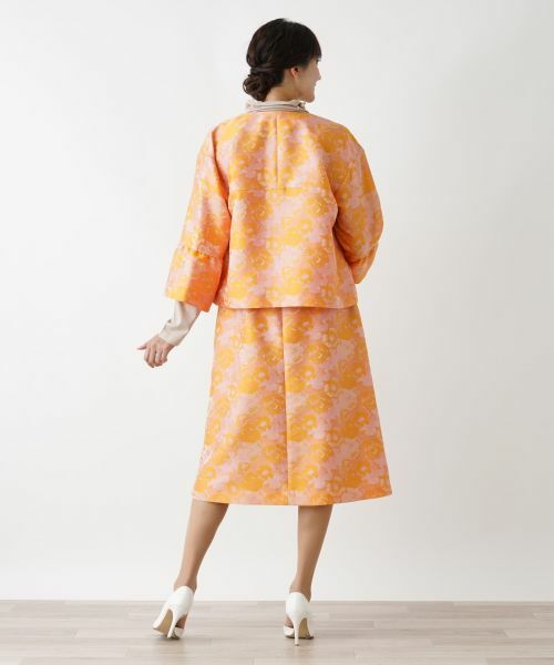 Leilian PLUS HOUSE / レリアンプラスハウス テーラードジャケット | ボタニカル柄ジャケット | 詳細3