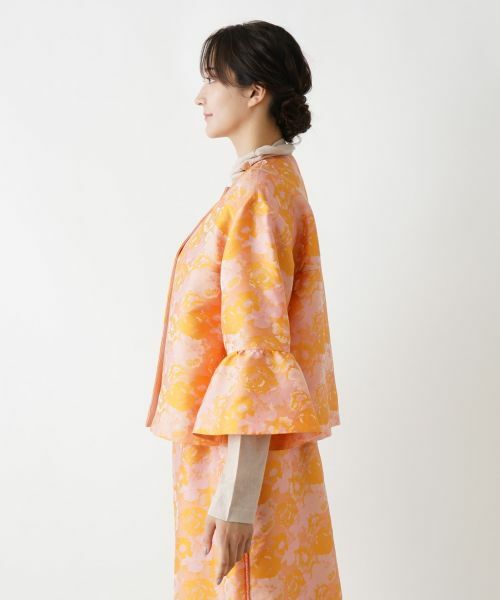 Leilian PLUS HOUSE / レリアンプラスハウス テーラードジャケット | ボタニカル柄ジャケット | 詳細5