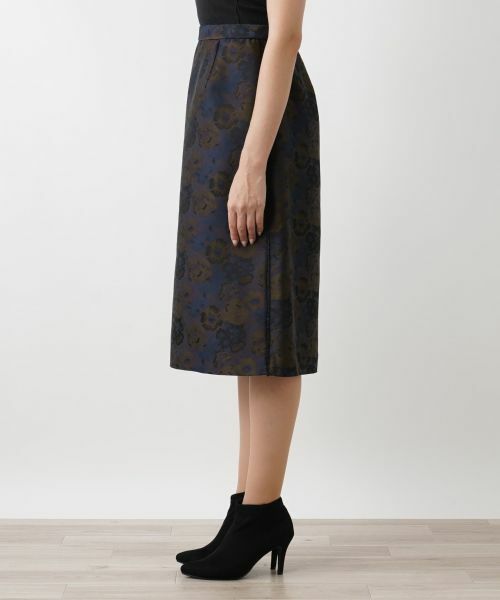 Leilian PLUS HOUSE / レリアンプラスハウス ミニ・ひざ丈スカート | ジャカードスカート | 詳細10