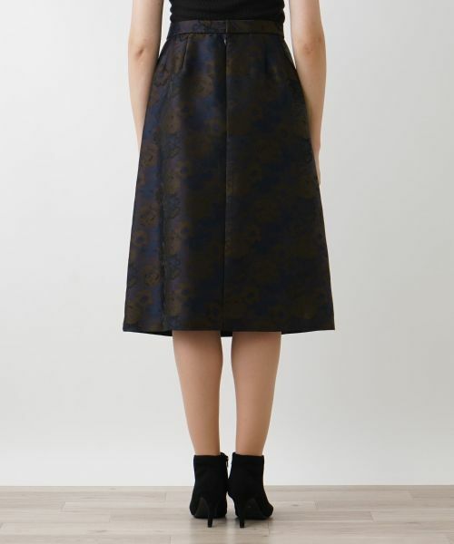 Leilian PLUS HOUSE / レリアンプラスハウス ミニ・ひざ丈スカート | ジャカードスカート | 詳細11