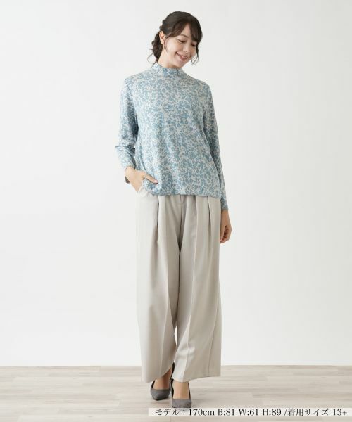 Leilian PLUS HOUSE / レリアンプラスハウス ニット・セーター | ハイネックニット【Cariaggi】 | 詳細5