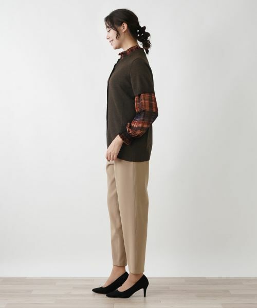 Leilian PLUS HOUSE / レリアンプラスハウス テーラードジャケット | ハーフスリーブニットベスト | 詳細10