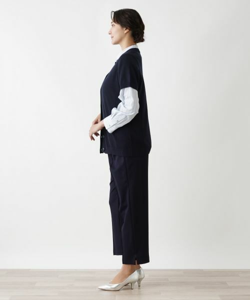 Leilian PLUS HOUSE / レリアンプラスハウス テーラードジャケット | ハーフスリーブニットベスト | 詳細2