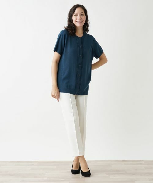 Leilian PLUS HOUSE / レリアンプラスハウス テーラードジャケット | ハーフスリーブニットベスト | 詳細21