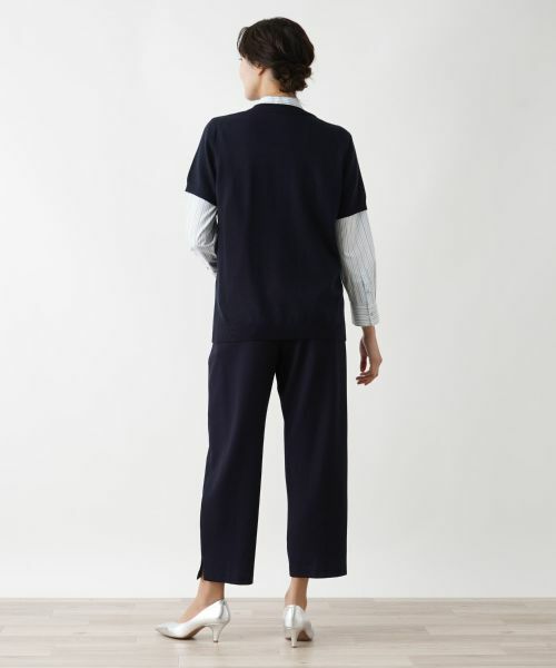 Leilian PLUS HOUSE / レリアンプラスハウス テーラードジャケット | ハーフスリーブニットベスト | 詳細3