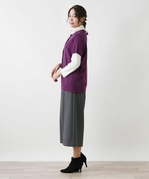 Leilian PLUS HOUSE / レリアンプラスハウス テーラードジャケット | ハーフスリーブニットベスト | 詳細6