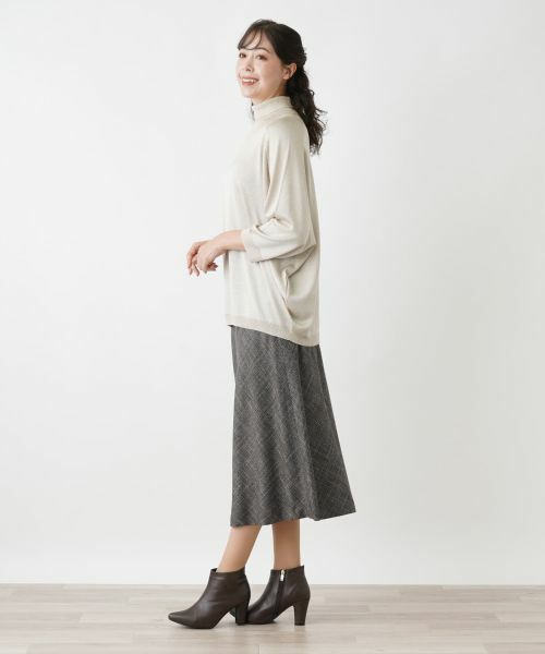 Leilian PLUS HOUSE / レリアンプラスハウス ミニ・ひざ丈スカート | 【店舗人気】フレアスカート【BOTTO GIUSEPPE】 | 詳細2