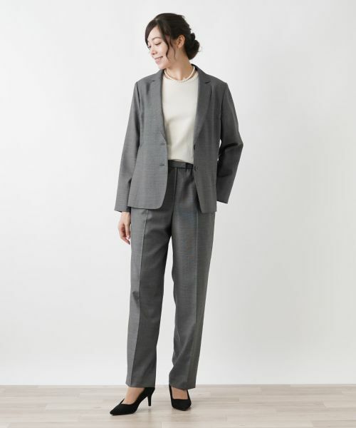 Leilian PLUS HOUSE / レリアンプラスハウス その他パンツ | センタープレスイージーパンツ | 詳細1