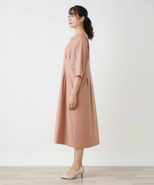 Leilian PLUS HOUSE / レリアンプラスハウス ドレス | キーネックワンピース | 詳細11