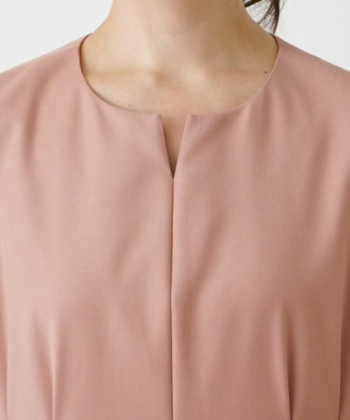 Leilian PLUS HOUSE / レリアンプラスハウス ドレス | キーネックワンピース | 詳細13