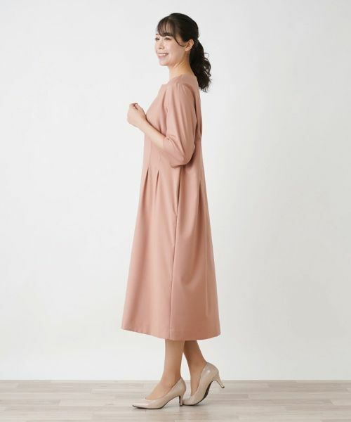 Leilian PLUS HOUSE / レリアンプラスハウス ドレス | キーネックワンピース | 詳細8