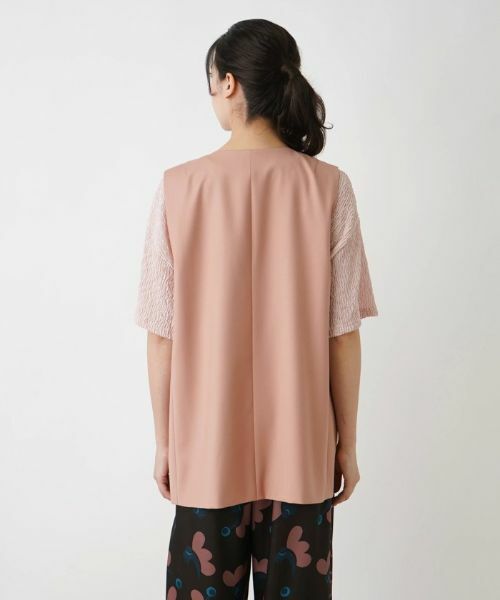 Leilian PLUS HOUSE / レリアンプラスハウス テーラードジャケット | Vネックベスト【BOURGE】 | 詳細10