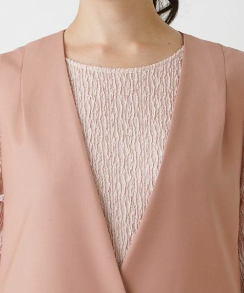 Leilian PLUS HOUSE / レリアンプラスハウス テーラードジャケット | Vネックベスト【BOURGE】 | 詳細11